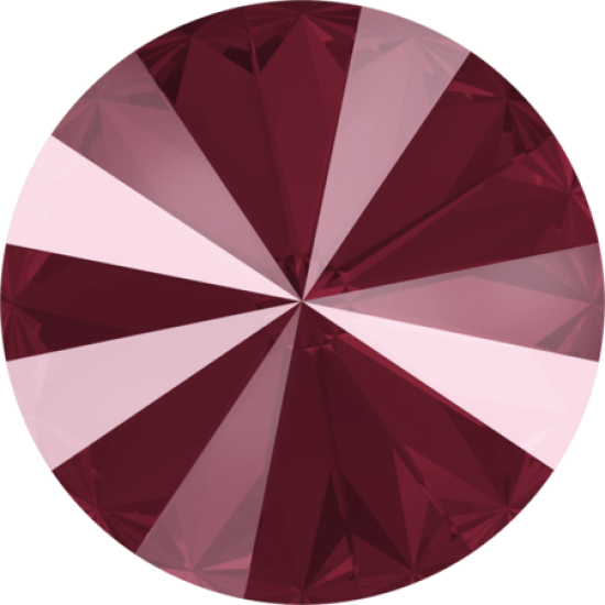 Swarovski Rivoli 1122 12mm - Crystal Dark Red