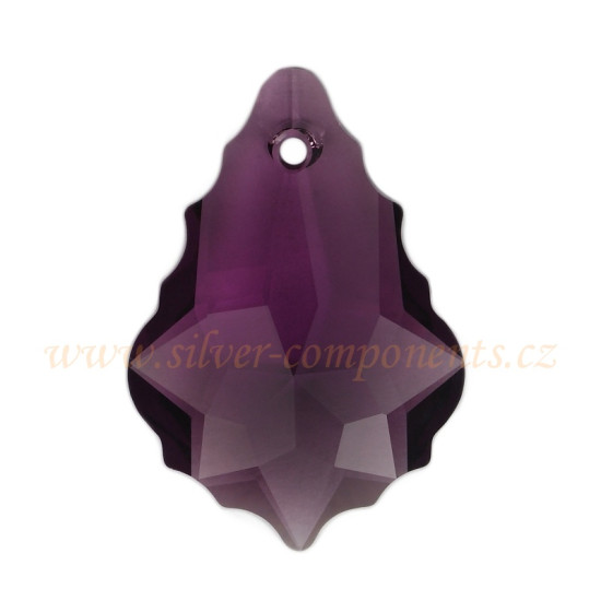 Swarovski baroko 22x15mm - Amethyst