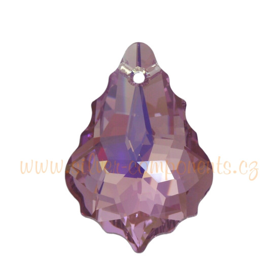 Swarovski baroko 22x15mm -  Light Amethyst AB