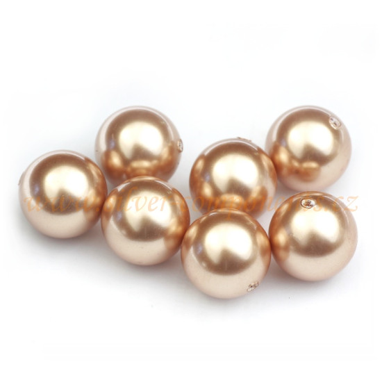 Crystal Rose Gold Pearl 10mm - NEPRŮCHOZÍ