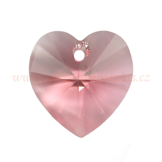 Swarovski srdce 10,3x10 mm - Rose Peach